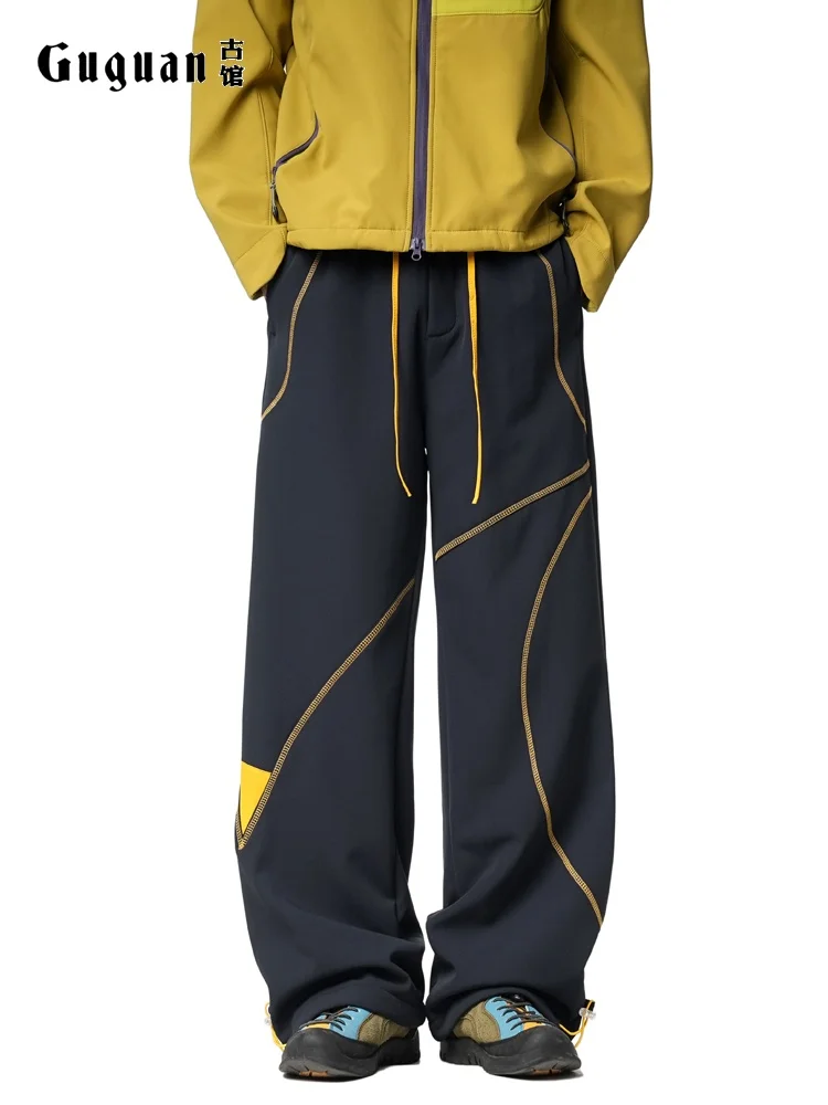 弯刀立体剪裁就是牛！加绒登山裤照样显腿直