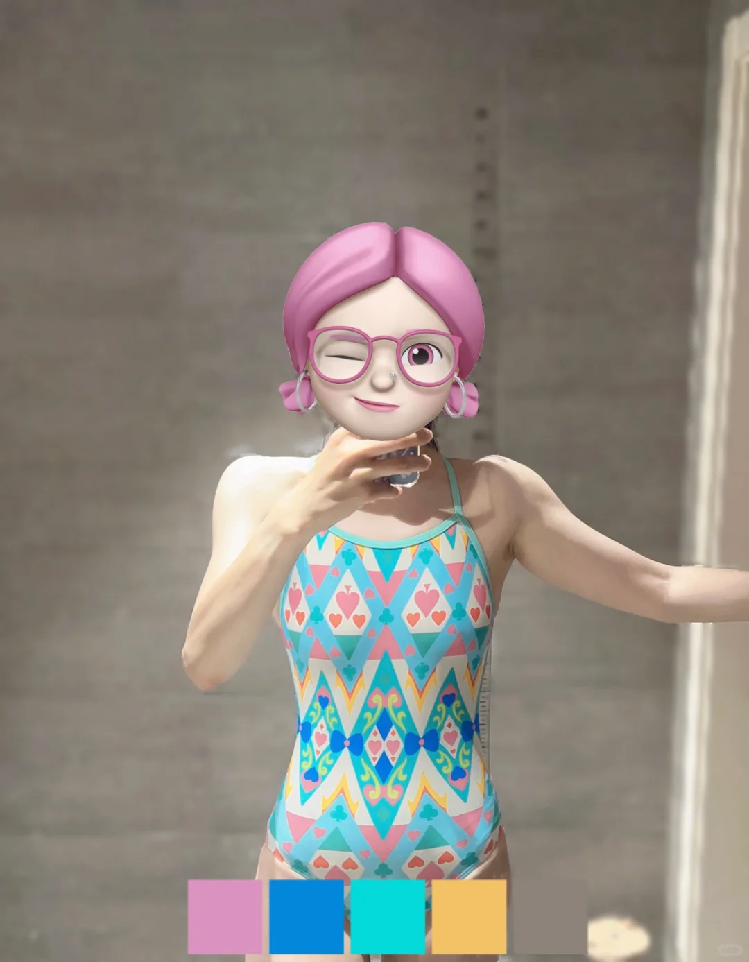 感觉今天在水里猛猛干