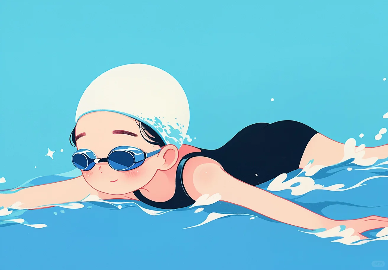 🏊高温夏天就是要泡在水里鸭✌️