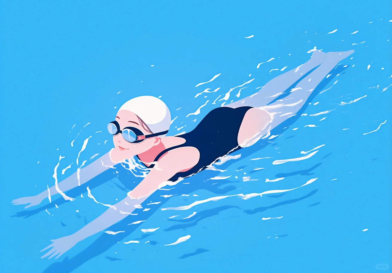 🏊高温夏天就是要泡在水里鸭✌️