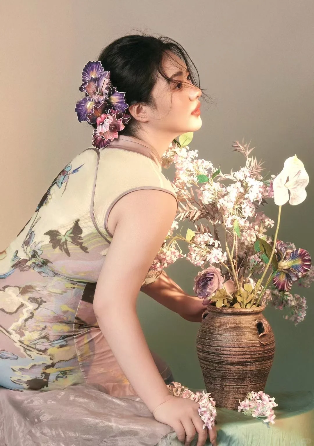 微胖是特点，不是缺点！新中式旗袍自信宣言‼️