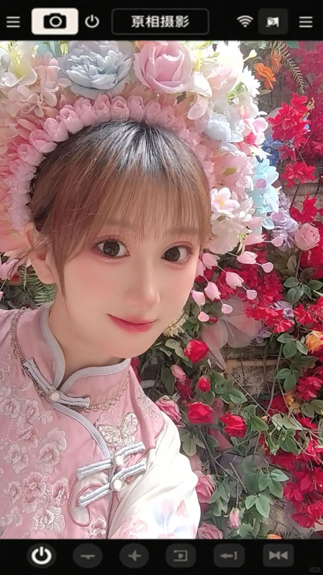 来蟳埔村当然要拍簪花啦