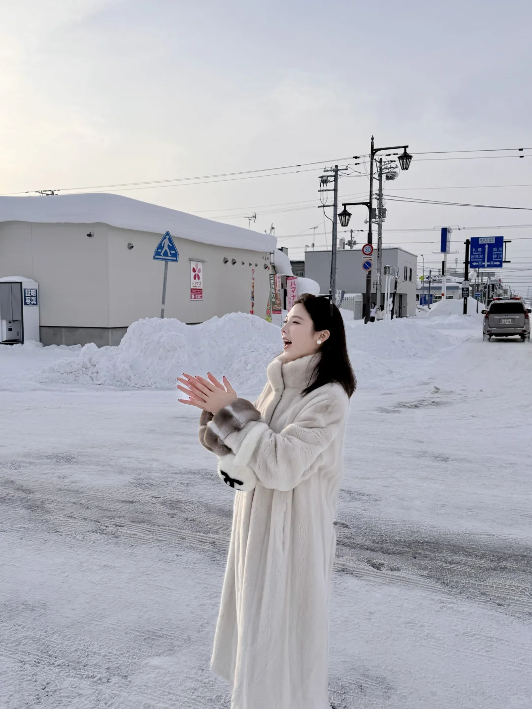 人总在夏天怀念北海道的冬天❄️