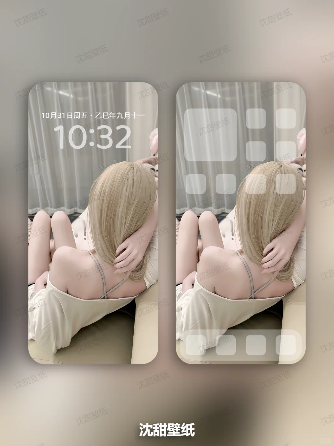 电脑壁纸4K动漫美女ins风，高级感拉满不撞