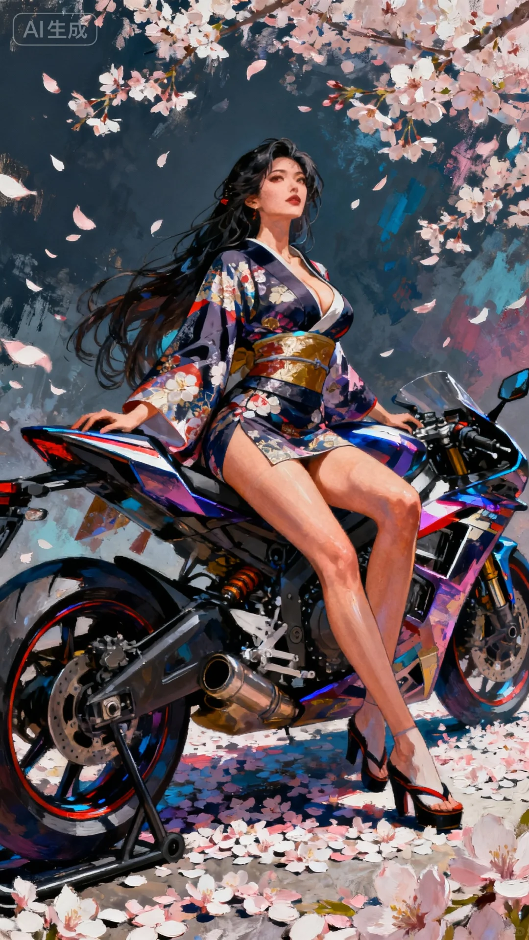 AI壁纸|和风美女