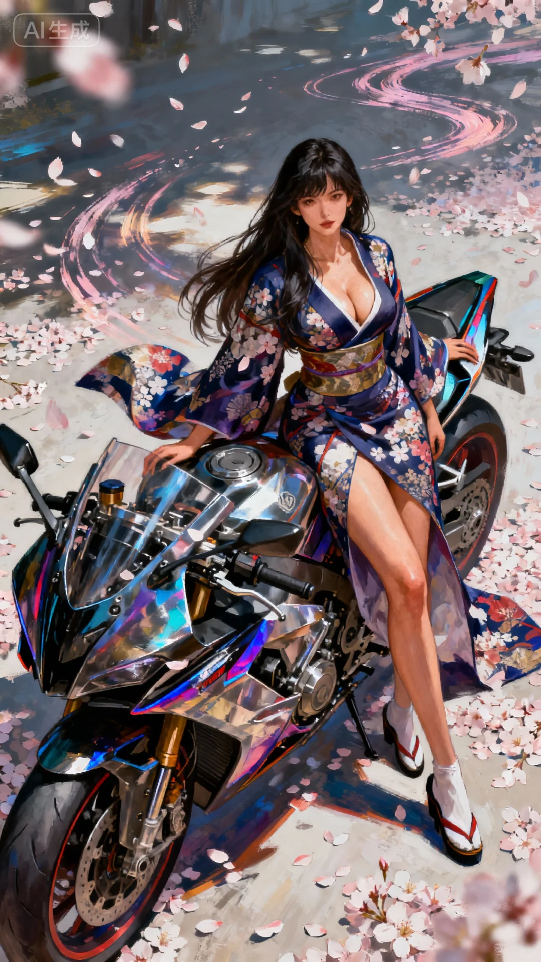 AI壁纸|和风美女