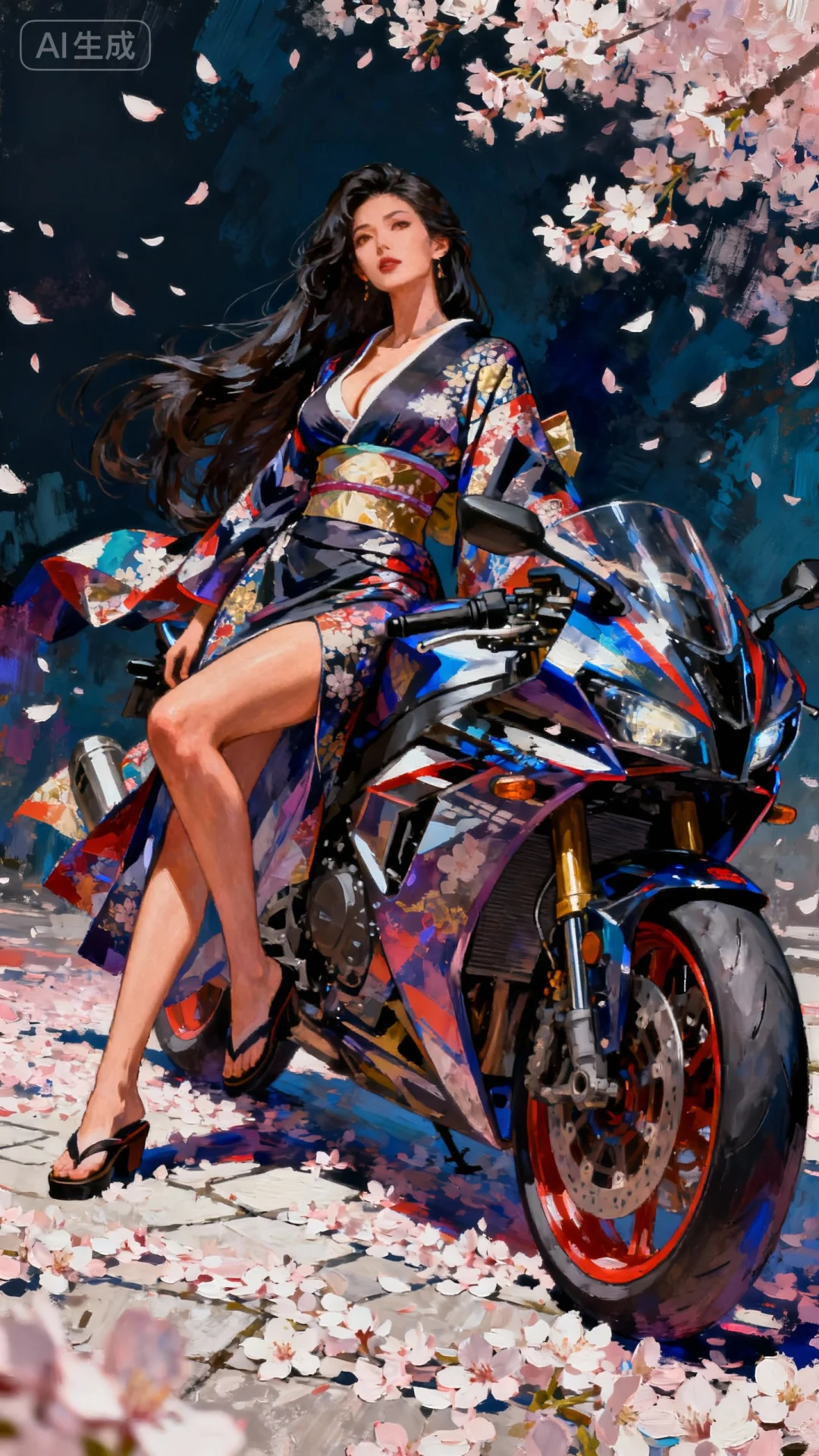 AI壁纸|和风美女