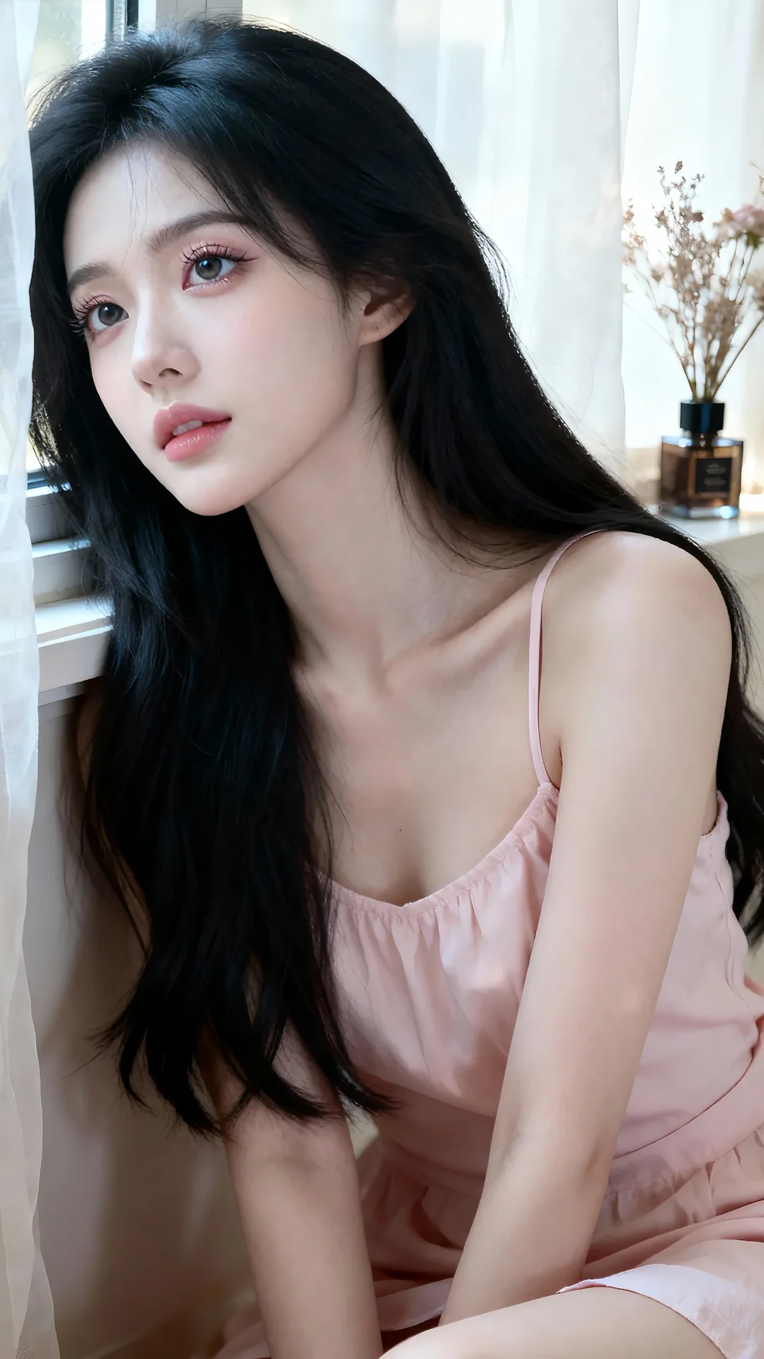 美到窒息的氛围感美女壁纸！