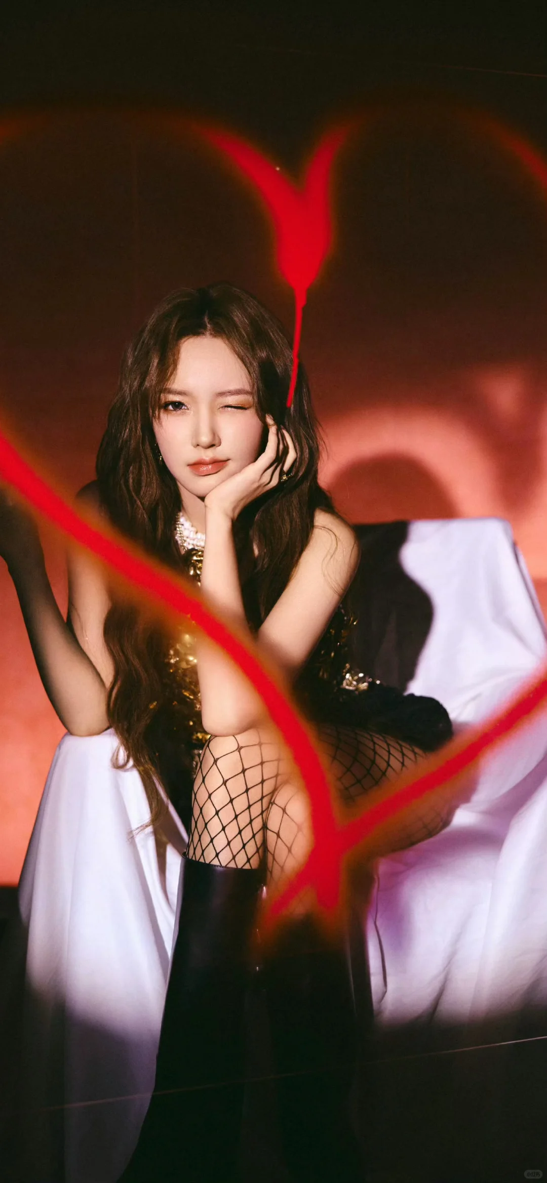 程潇壁纸！丝袜鱼网真的蛮诱人