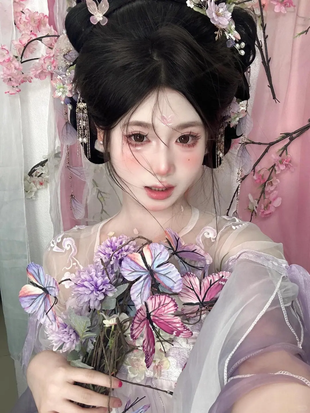 清冷温婉的汉服少女来啦！