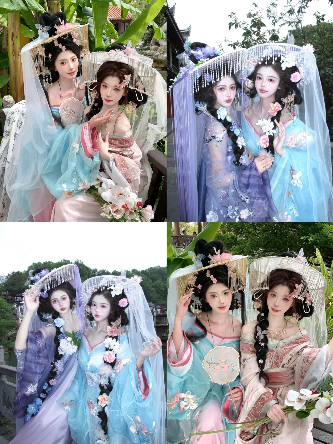 苏州闺蜜汉服写真合集❗️超多风格任选不踩雷