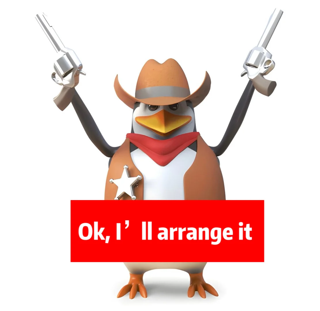 一个外贸表情包，不理我的老外回消息了