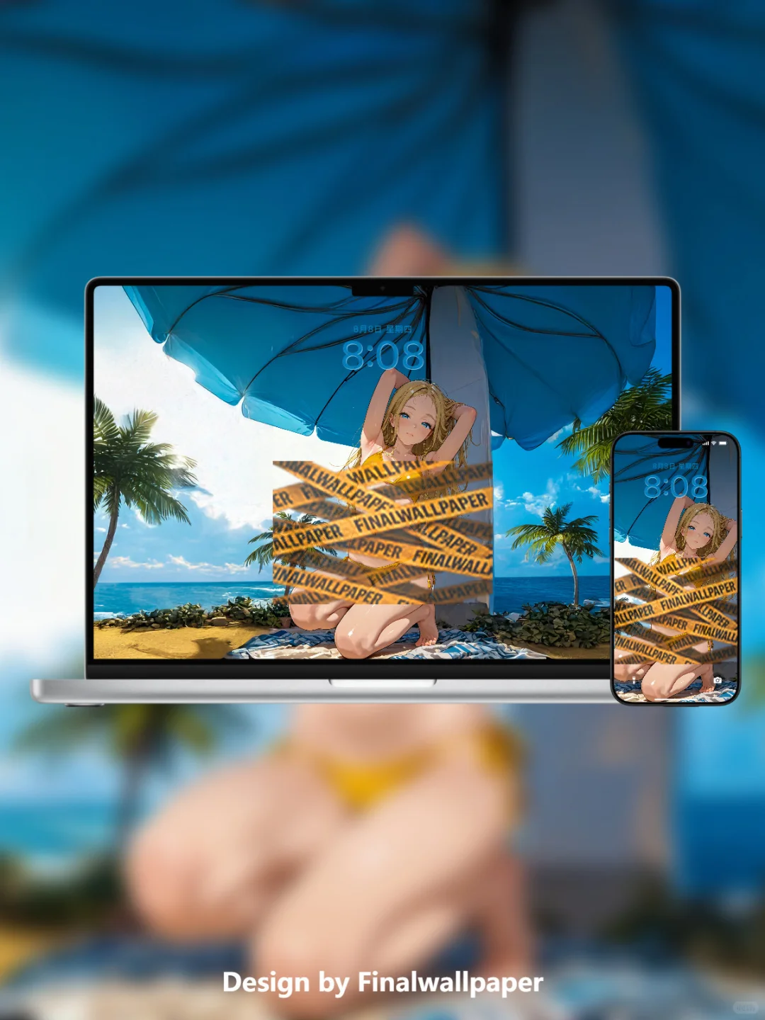 C033｜小舟潮｜可爱鸭黄比基尼👙