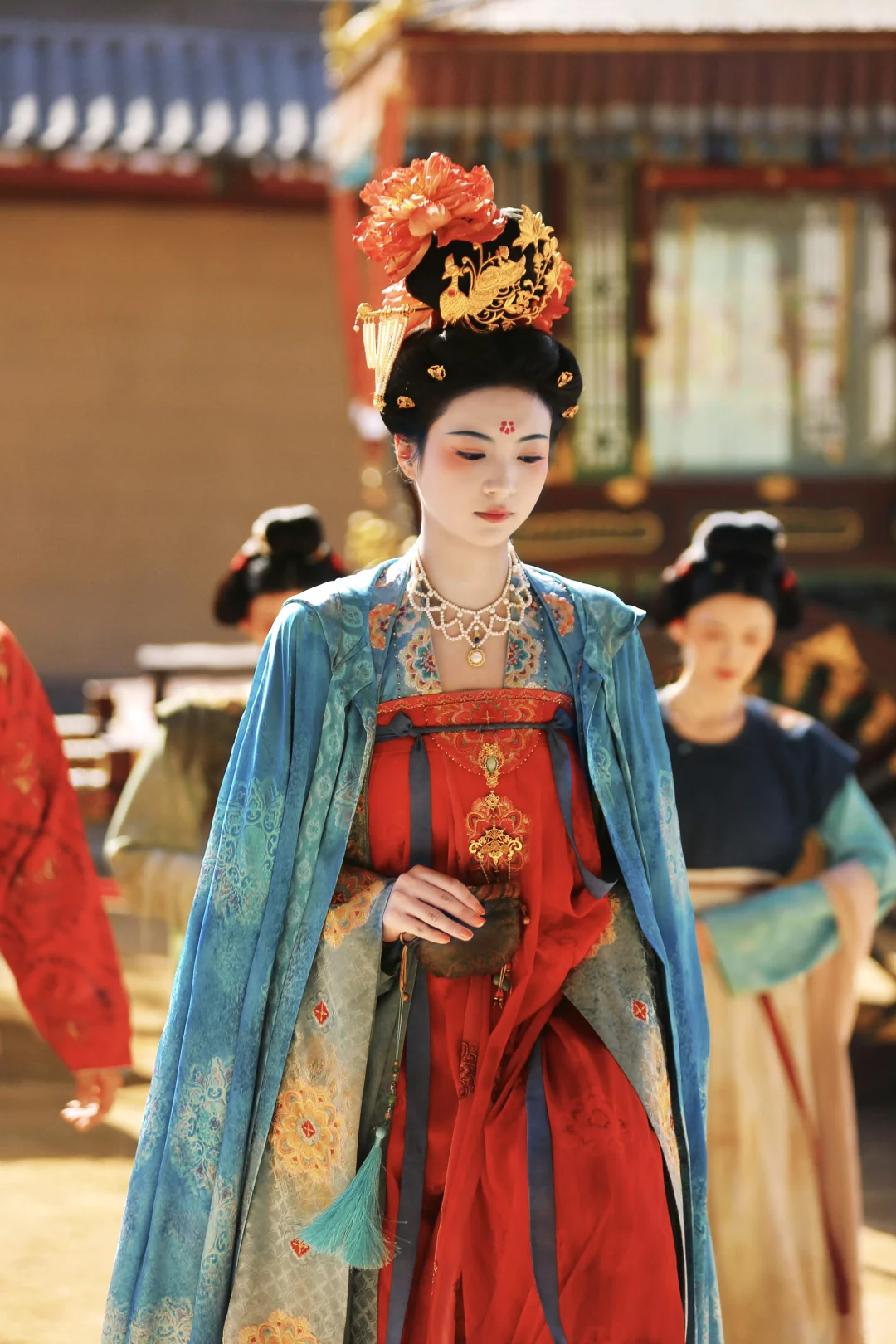 影视剧里的齐胸襦裙造型，女明星们美到窒息✨