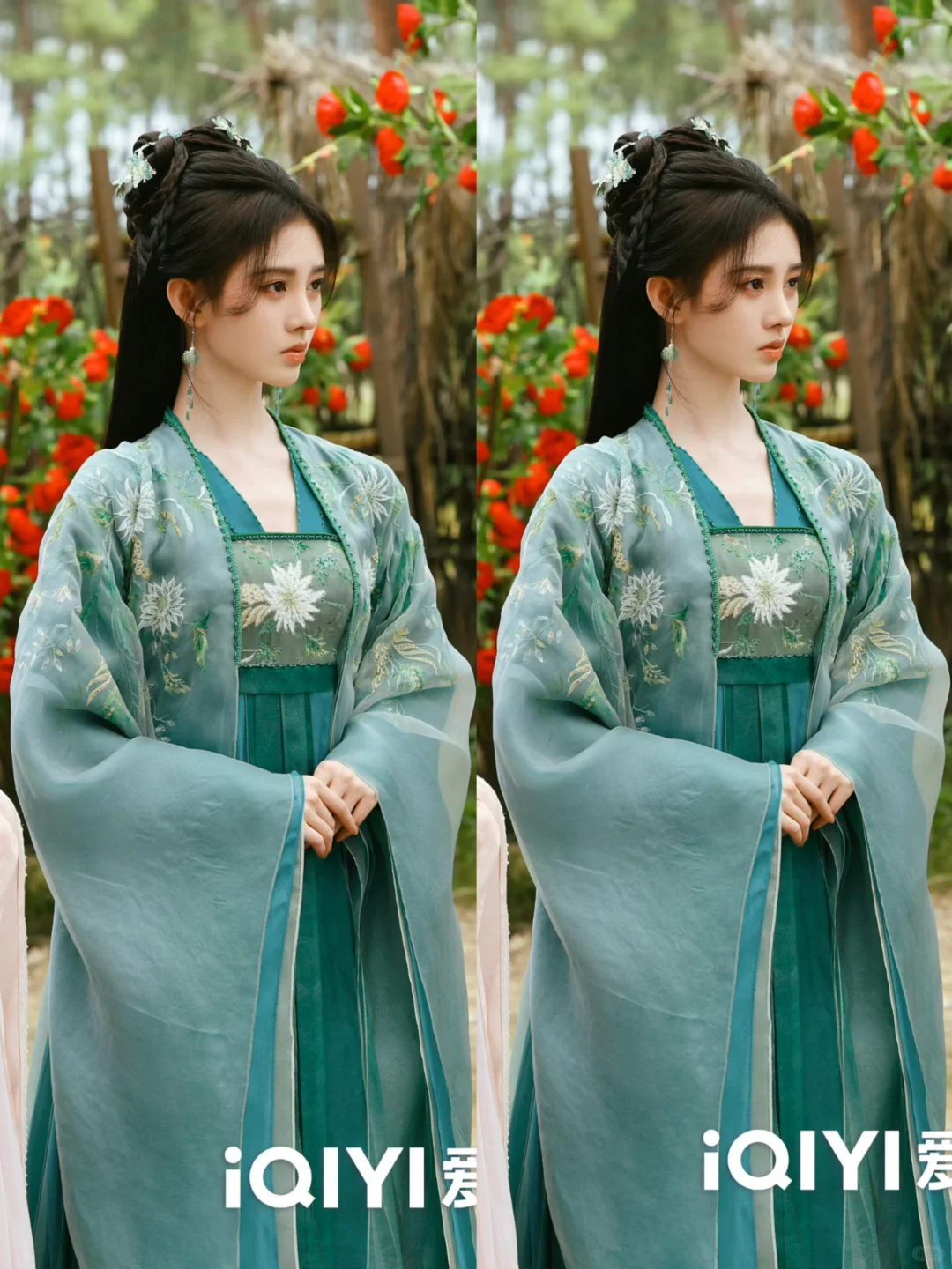 考古鞠婧祎的古装造型✨从青涩到封神