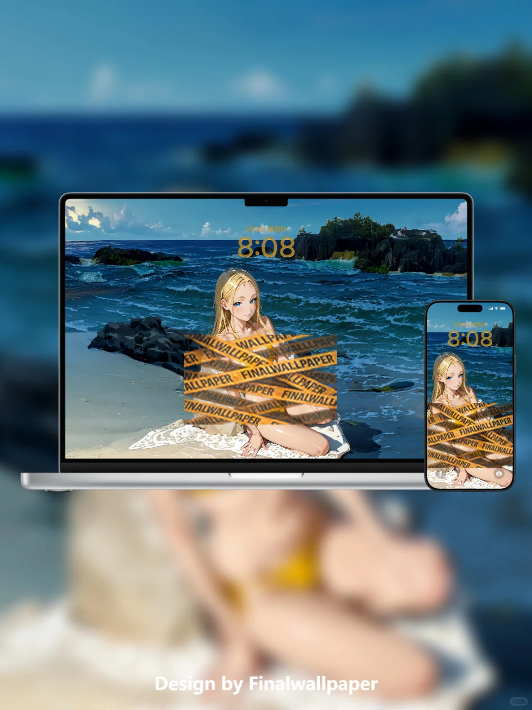 C033｜小舟潮｜可爱鸭黄比基尼👙