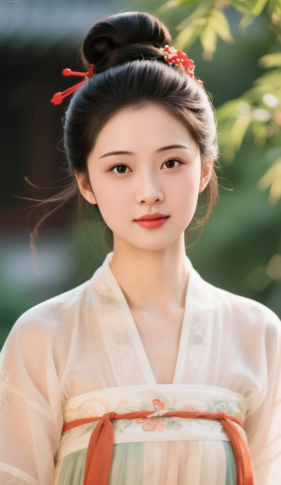 啊啊啊她真的太适合汉服了！