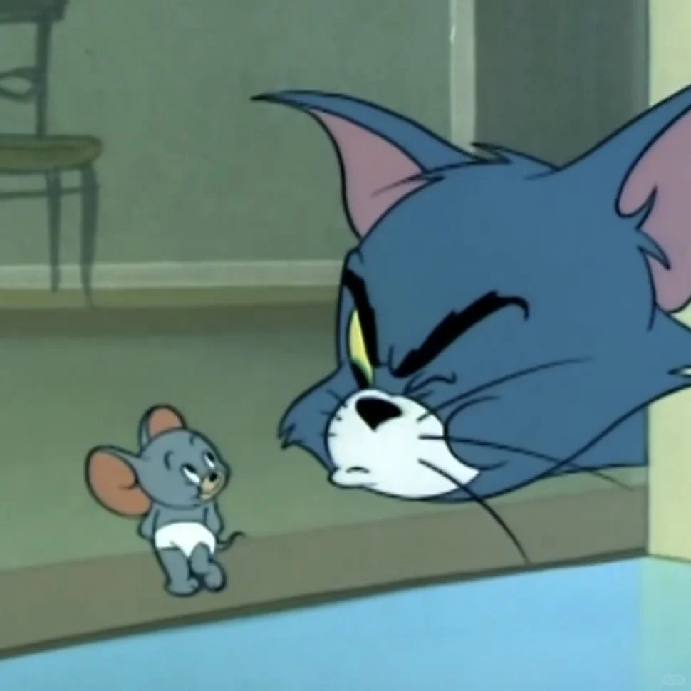 泰菲表情包合集｜猫和老鼠表情包12