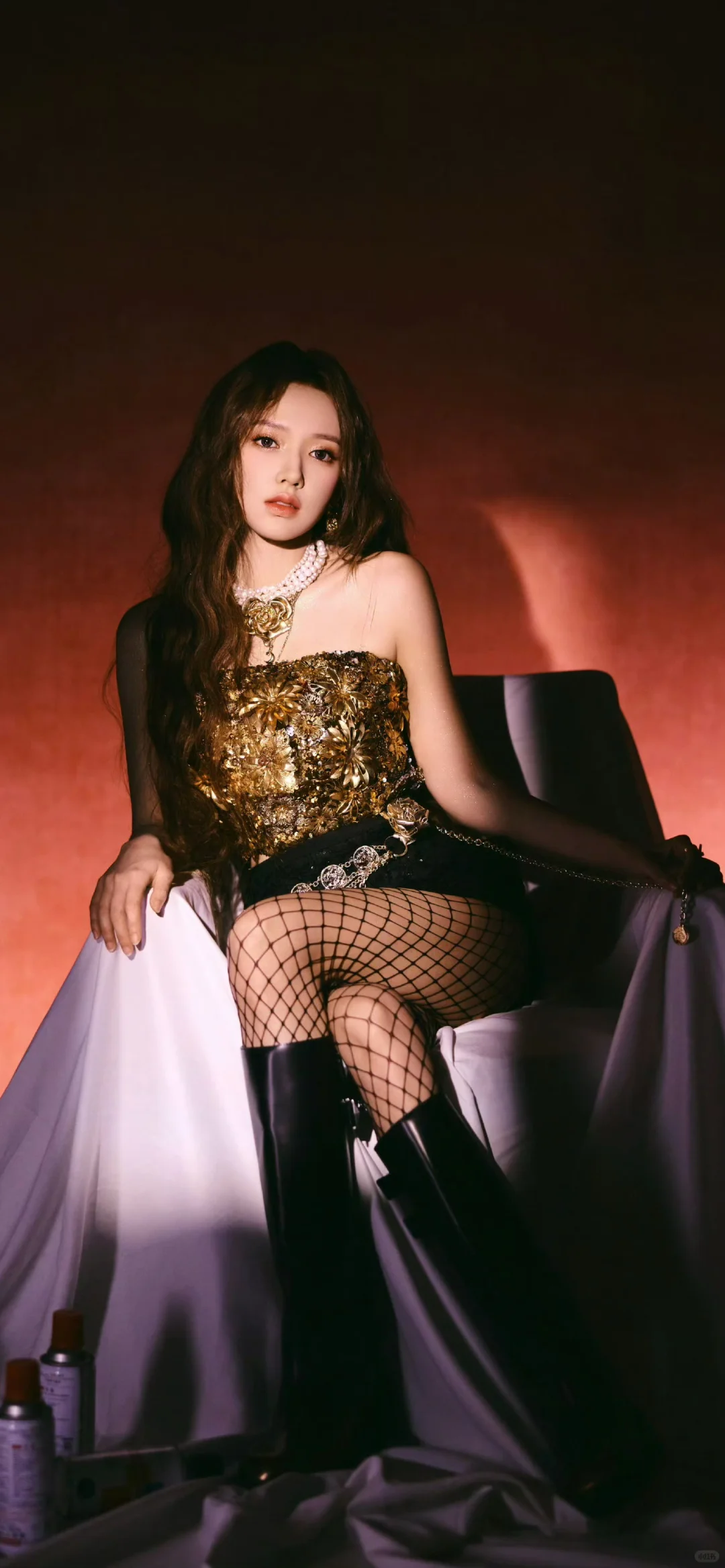 程潇壁纸！丝袜鱼网真的蛮诱人