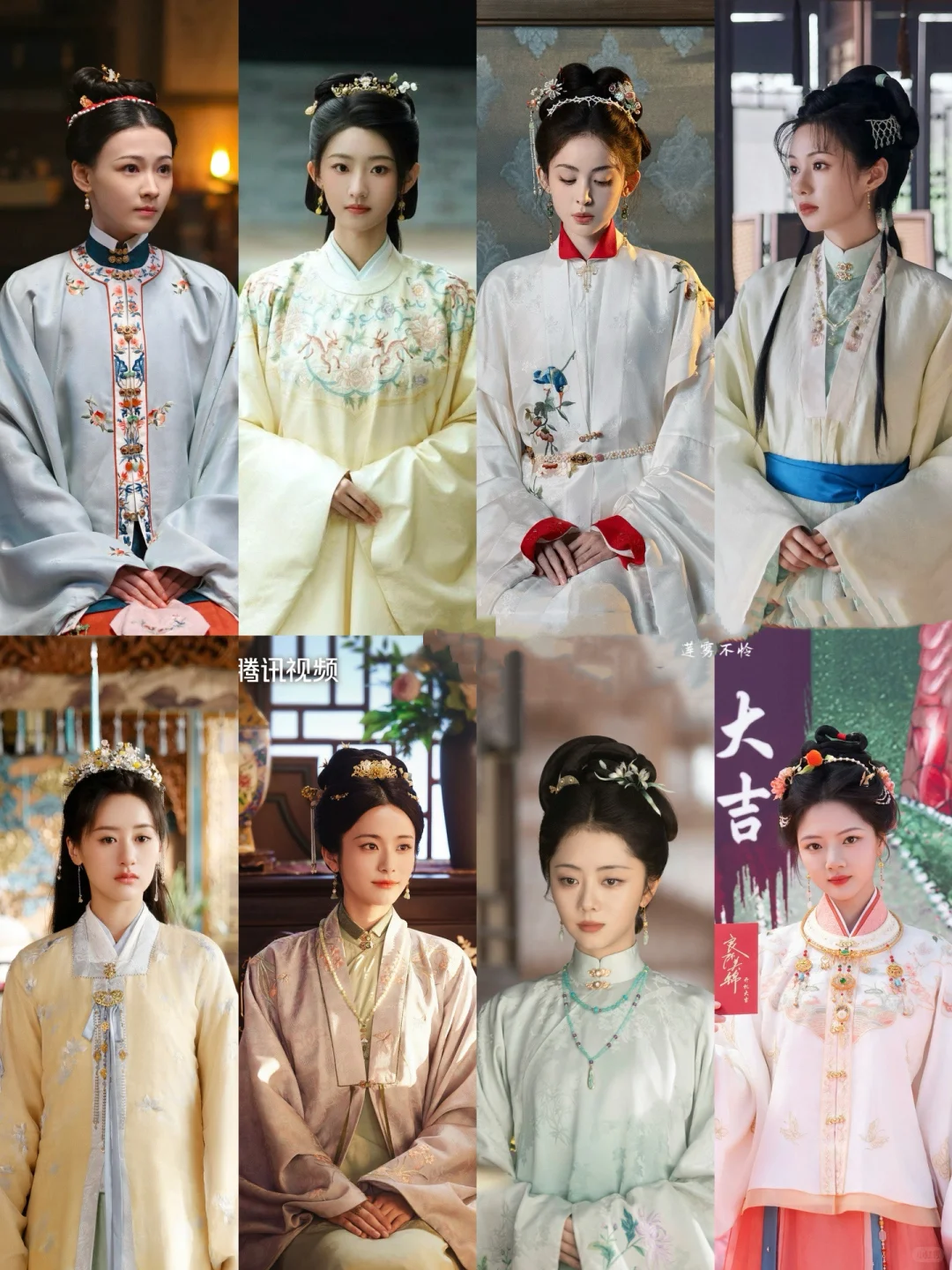 女明星的明制造型合集✨把中式韵味焊在身上