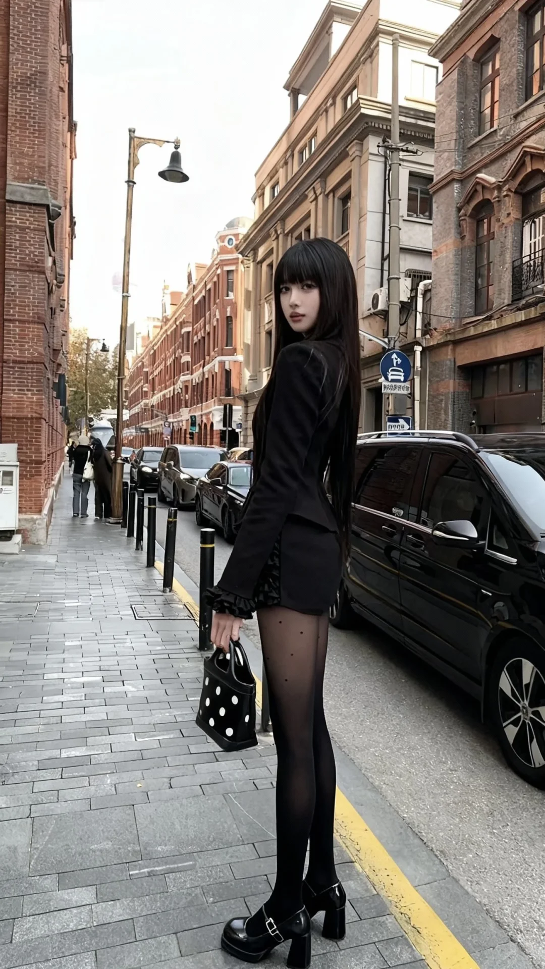 街头街拍机能风美女，酷感未来科技壁纸推荐