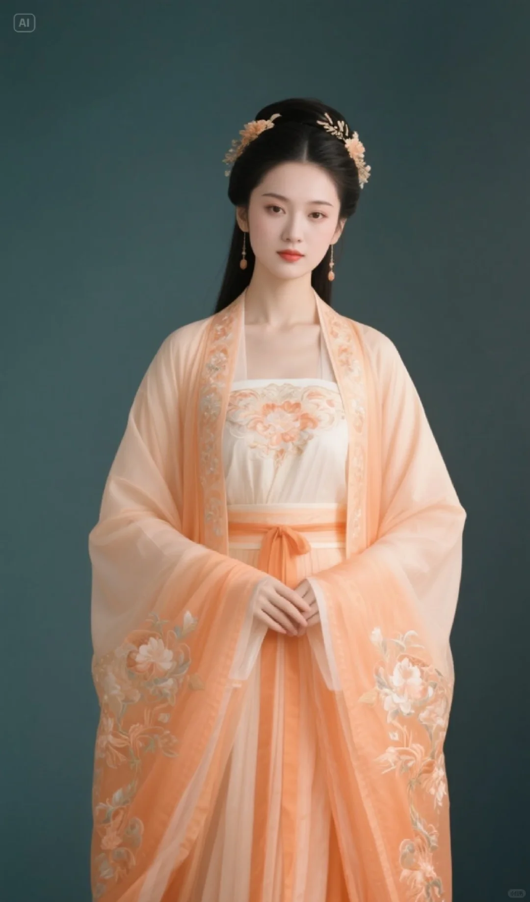 古风美人图，汉服汉女服饰