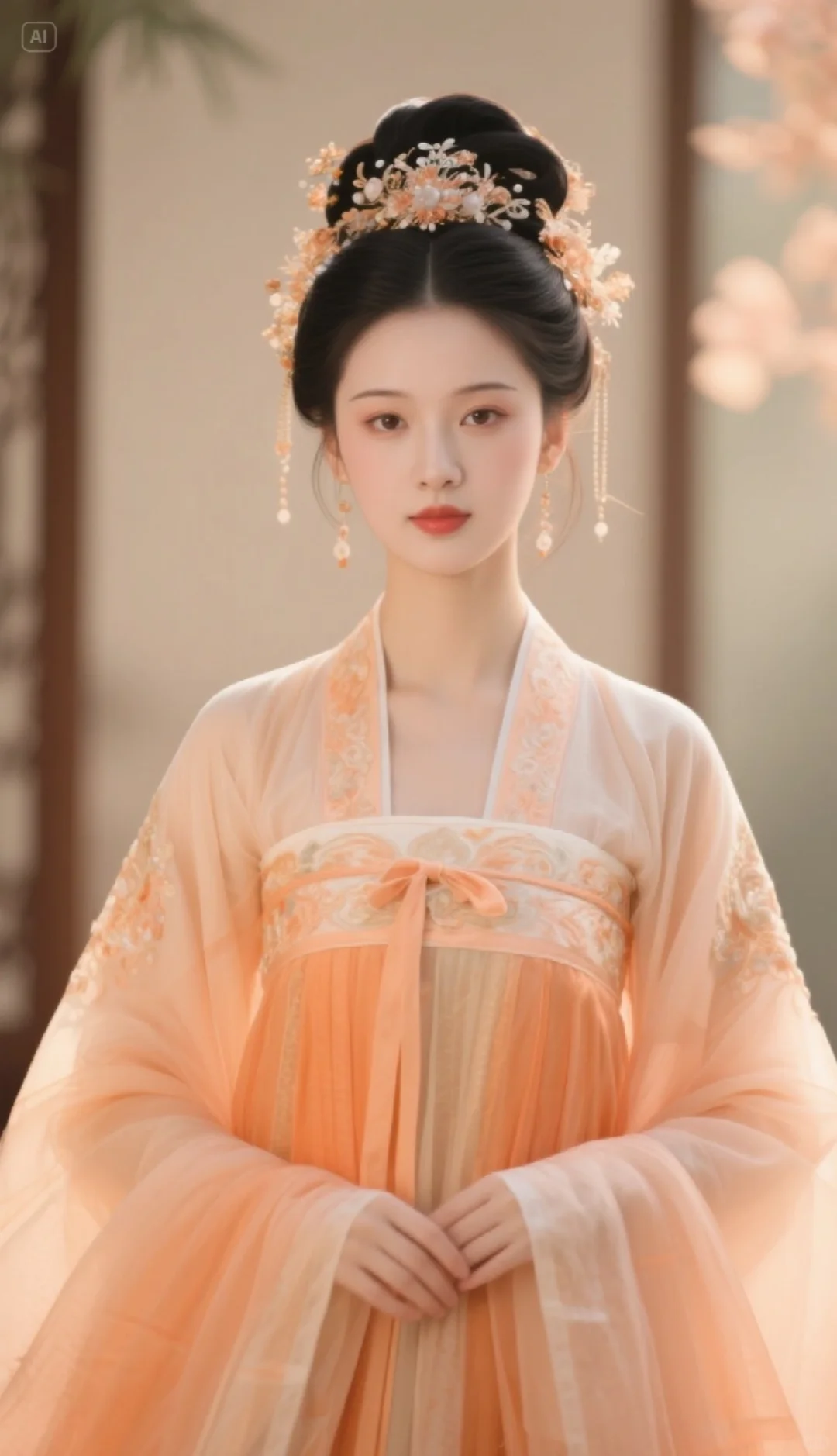 古风美人图，汉服汉女服饰