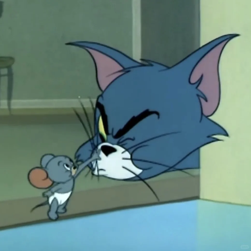 泰菲表情包合集｜猫和老鼠表情包12