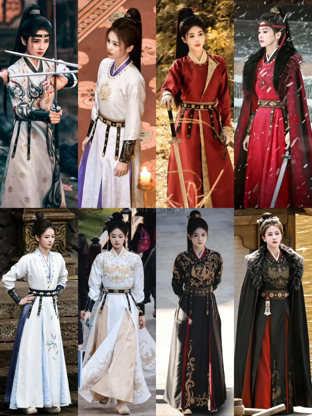 白鹿待播剧《唐宫奇案》李佩仪的30套造型