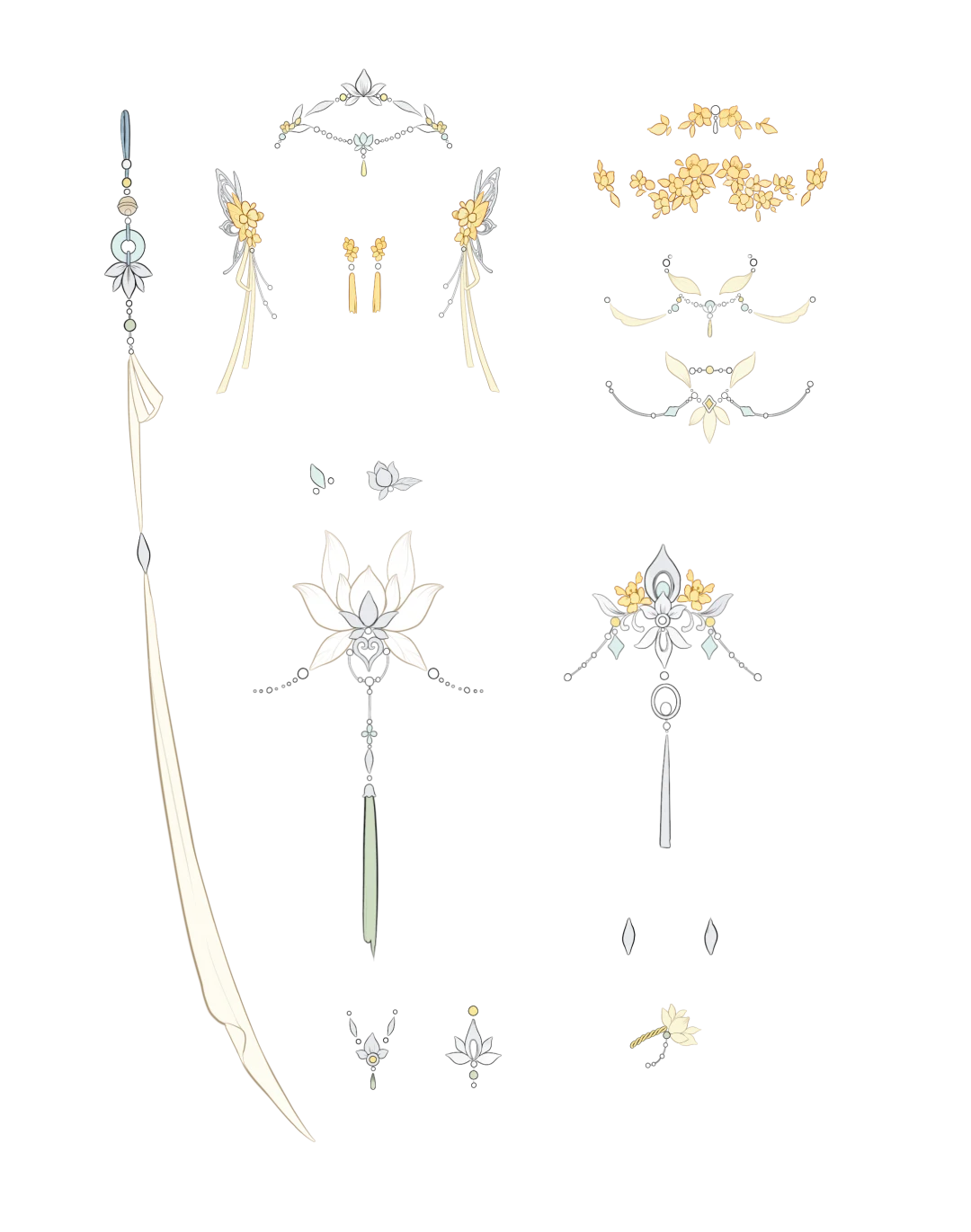 『蝶梦莲华』李慕婉·少女黄衣常服