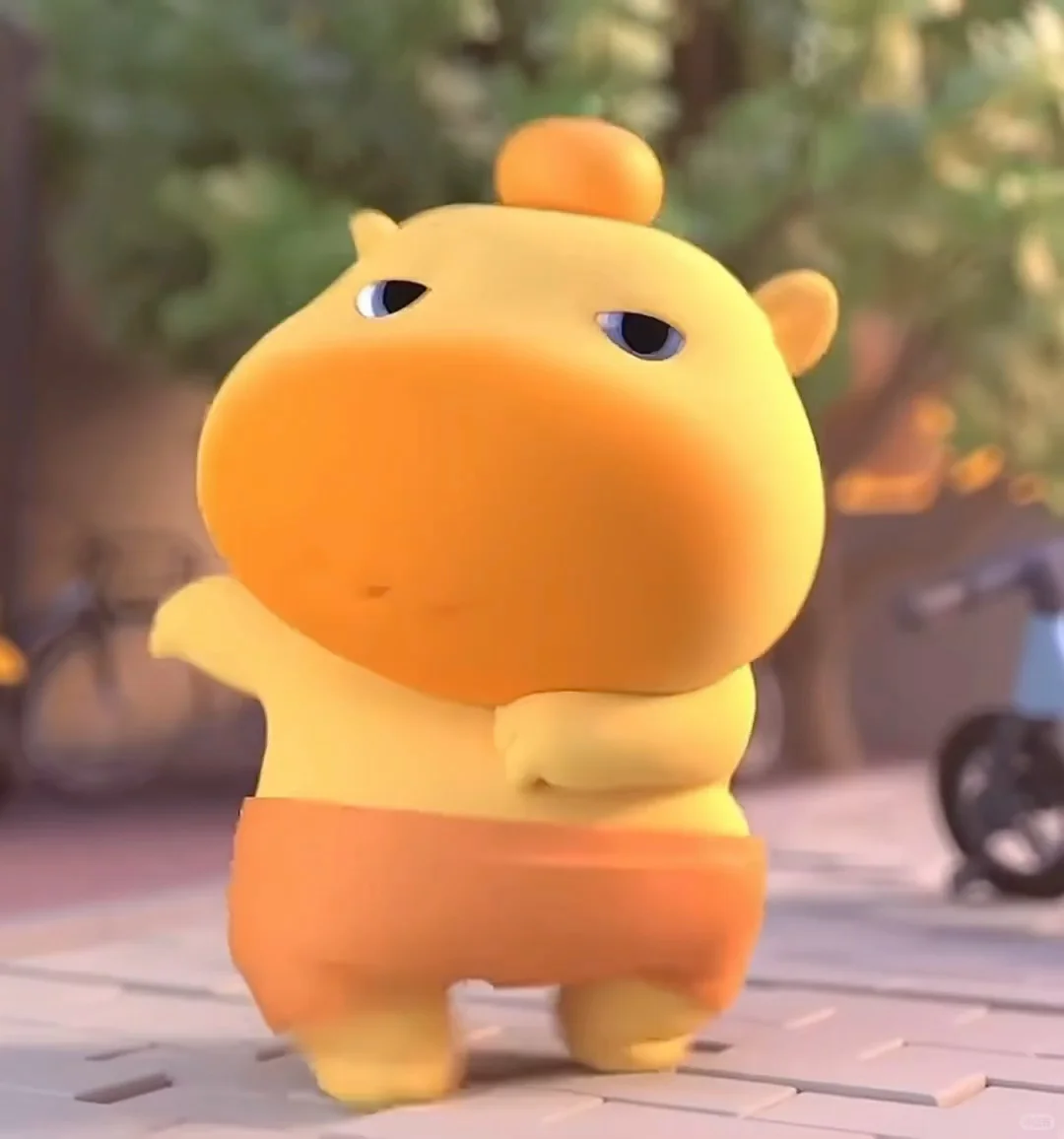 好可爱的甩手噜噜