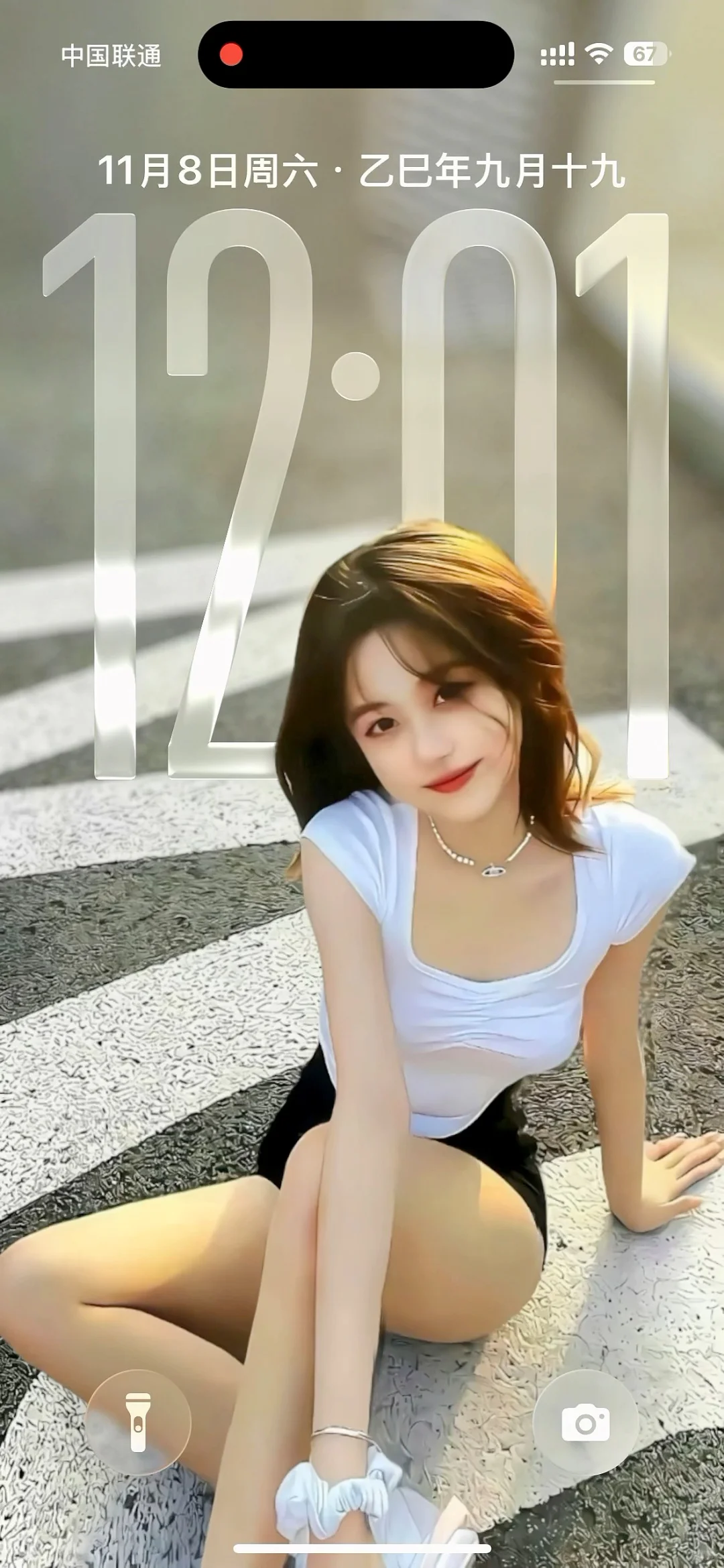 氛围感美女壁纸、好美啊！