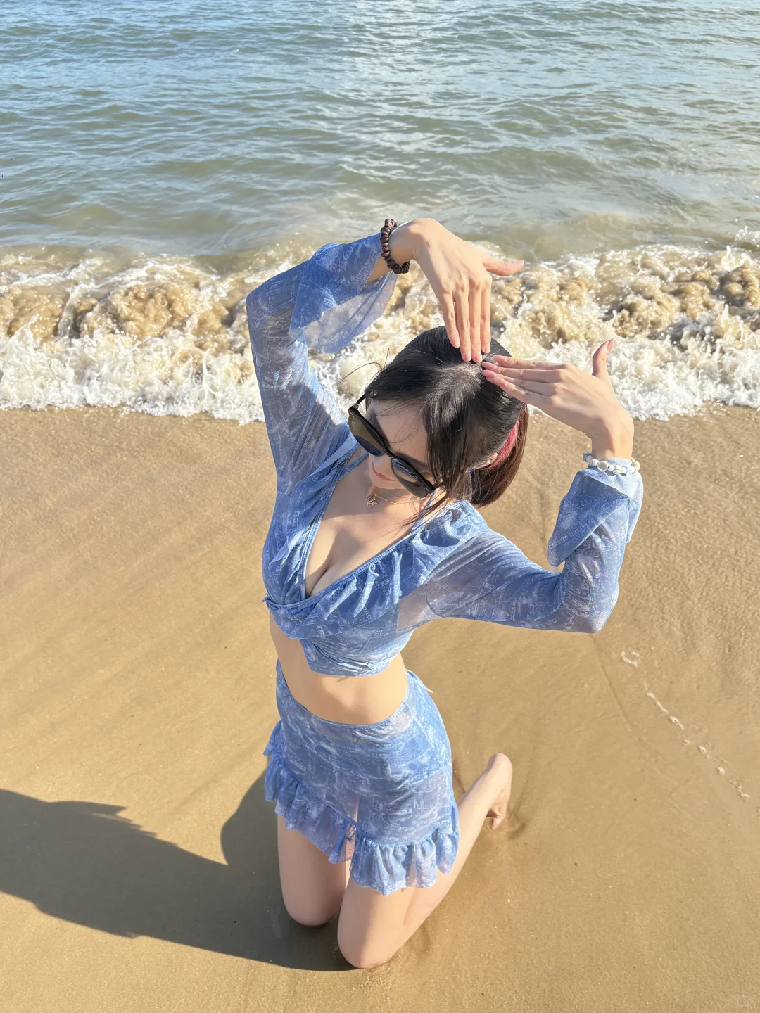 沙滩辣妹～实况图来一波