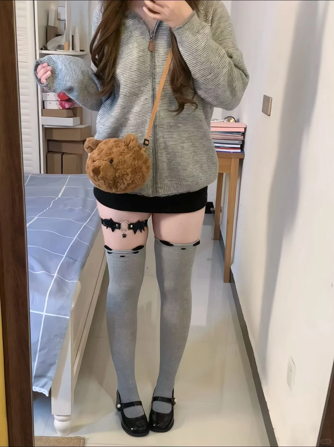 158/120 微胖肉肉感秋冬甜妹穿搭～🐈‍⬛🐾