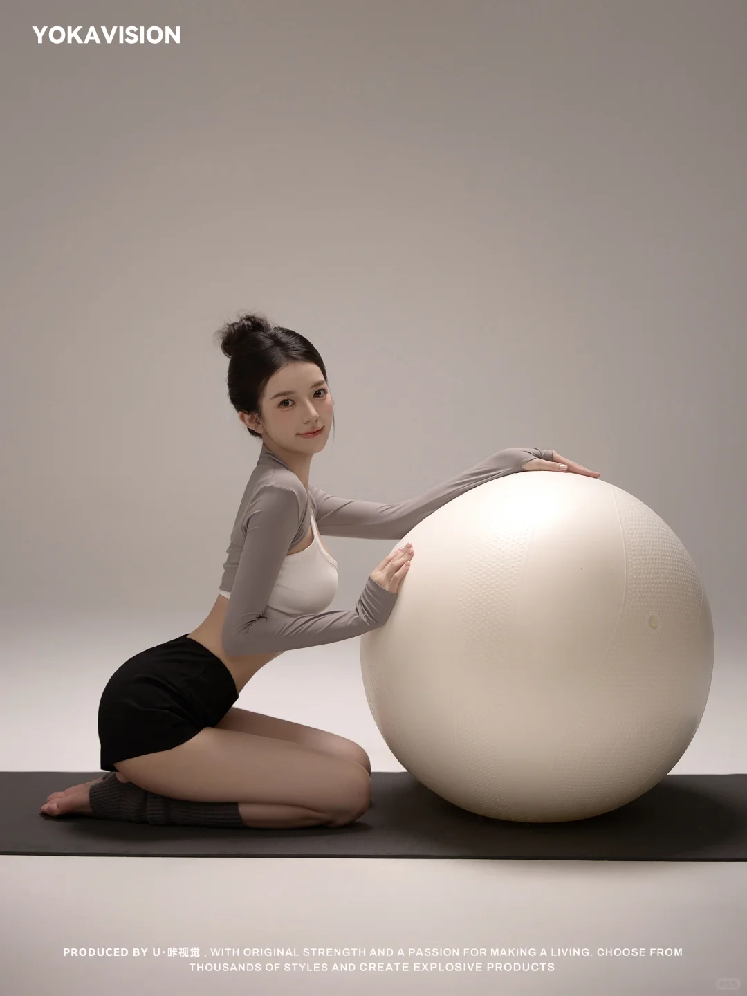 瑜伽轻氧少女青岛写真🤍力量的尽头是柔美