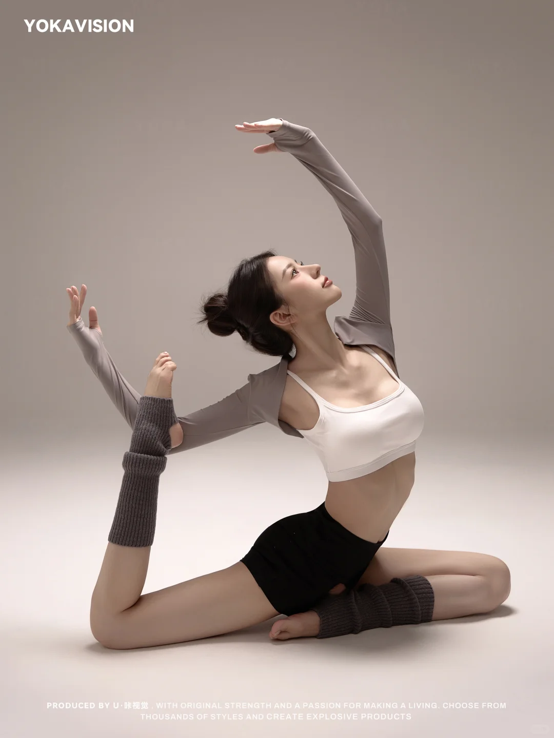 瑜伽轻氧少女青岛写真🤍力量的尽头是柔美