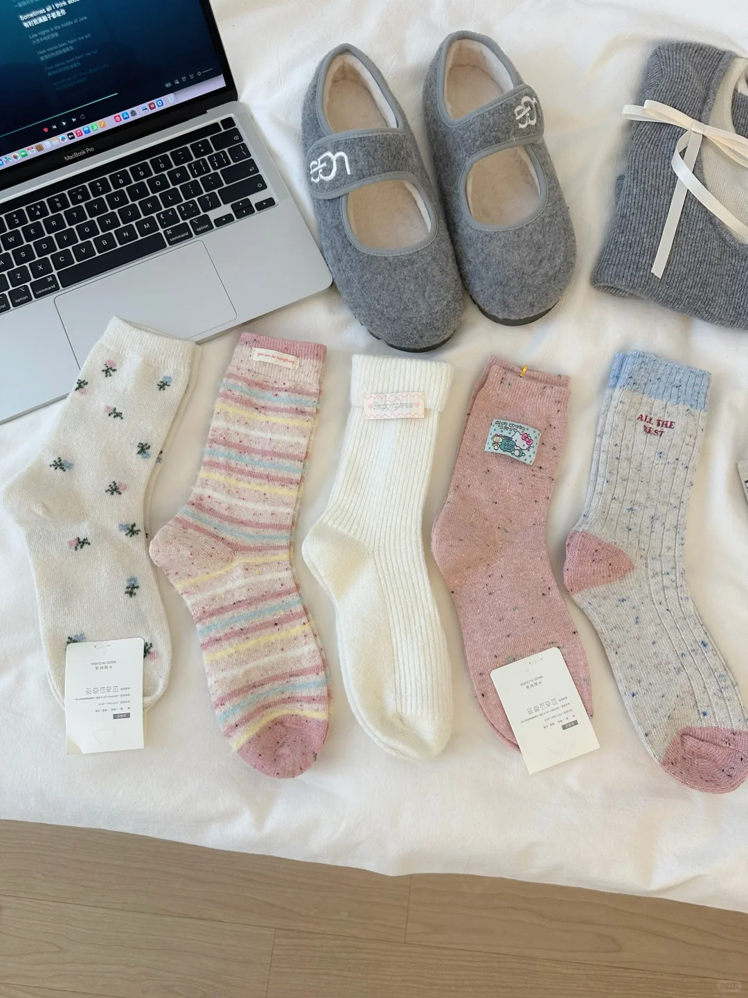 少女感粉色系袜子🎀～氛围感🧦暖暖过冬啦