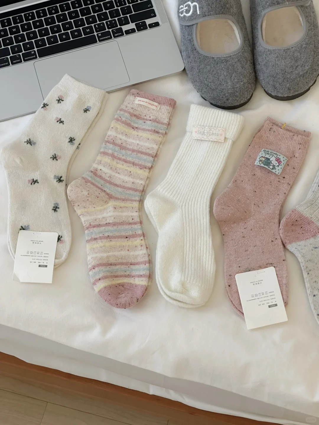 少女感粉色系袜子🎀～氛围感🧦暖暖过冬啦