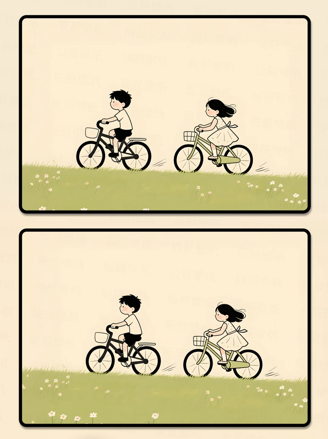 骑车少年1566|一套电脑平板手机壁纸