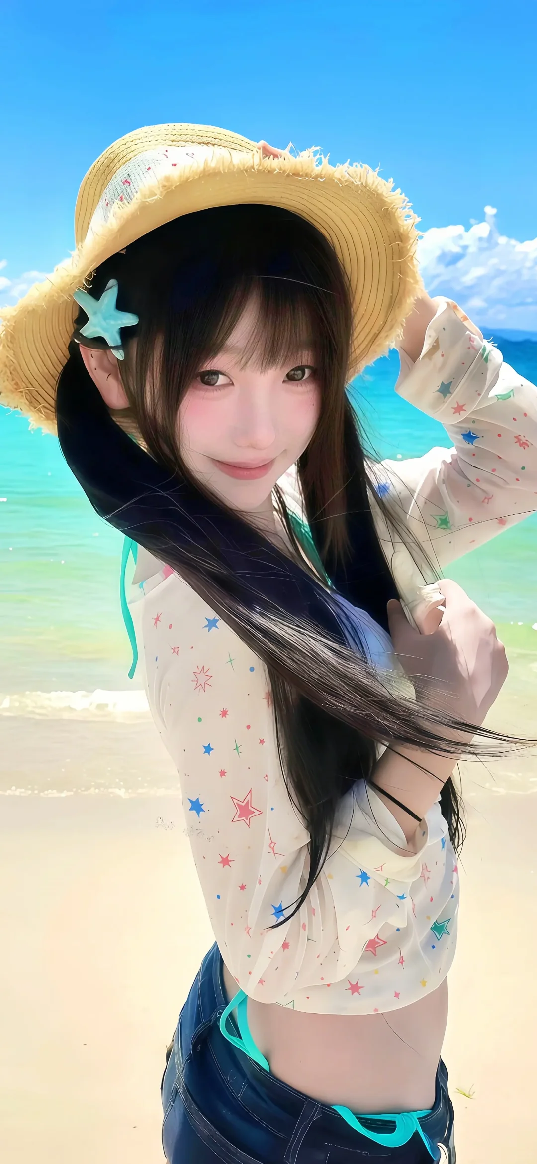 壁纸分享，不介意和jk长腿合个照吧！