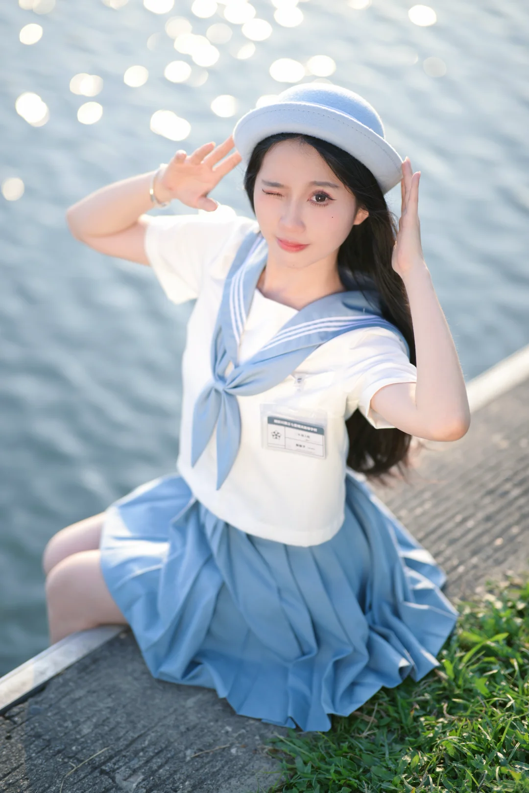 南湖公园桥上拍到可爱JK｜南宁约拍