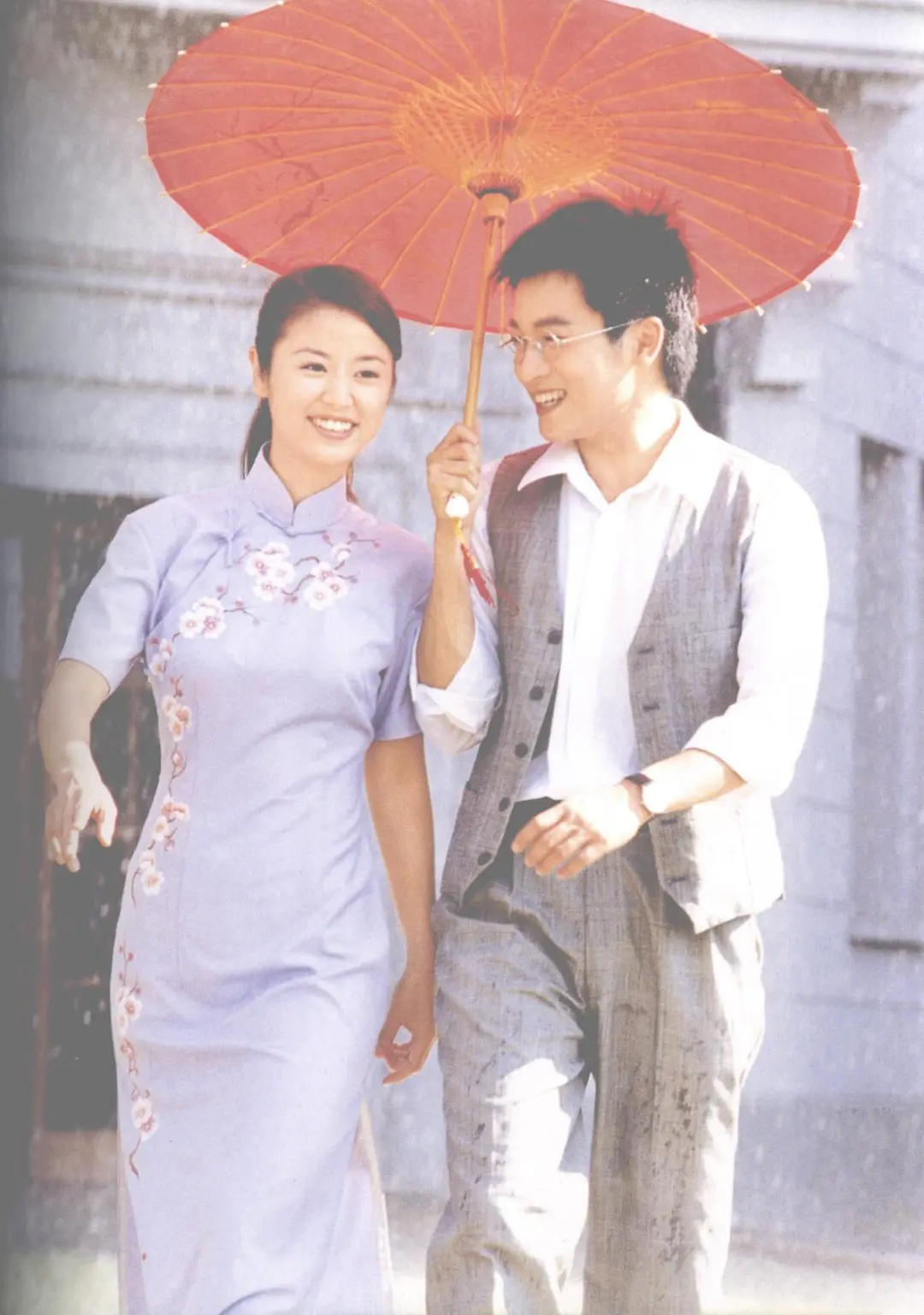 《情深深雨濛濛》电视剧写真，林心如好美！