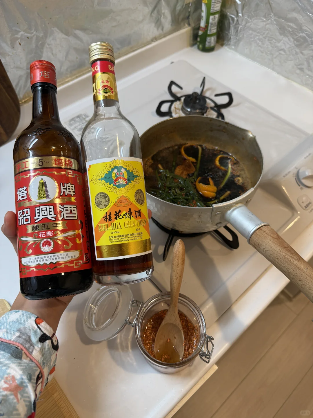 🇯🇵用家门口的桂花做了漂亮饭