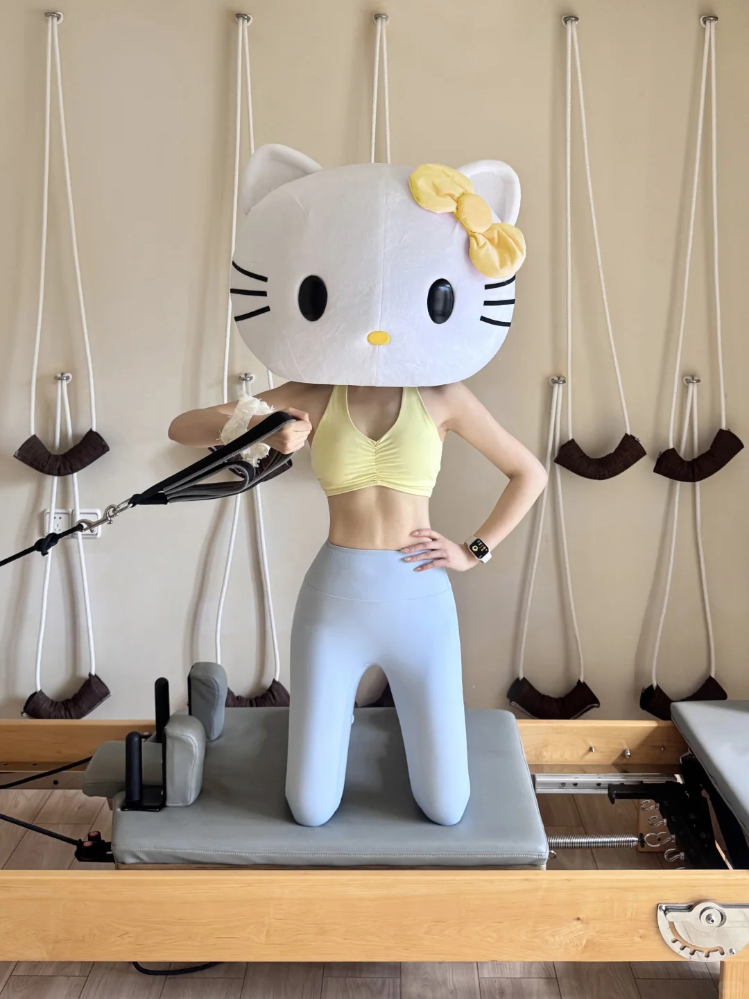 Kitty女士的普拉提日常💛🩵