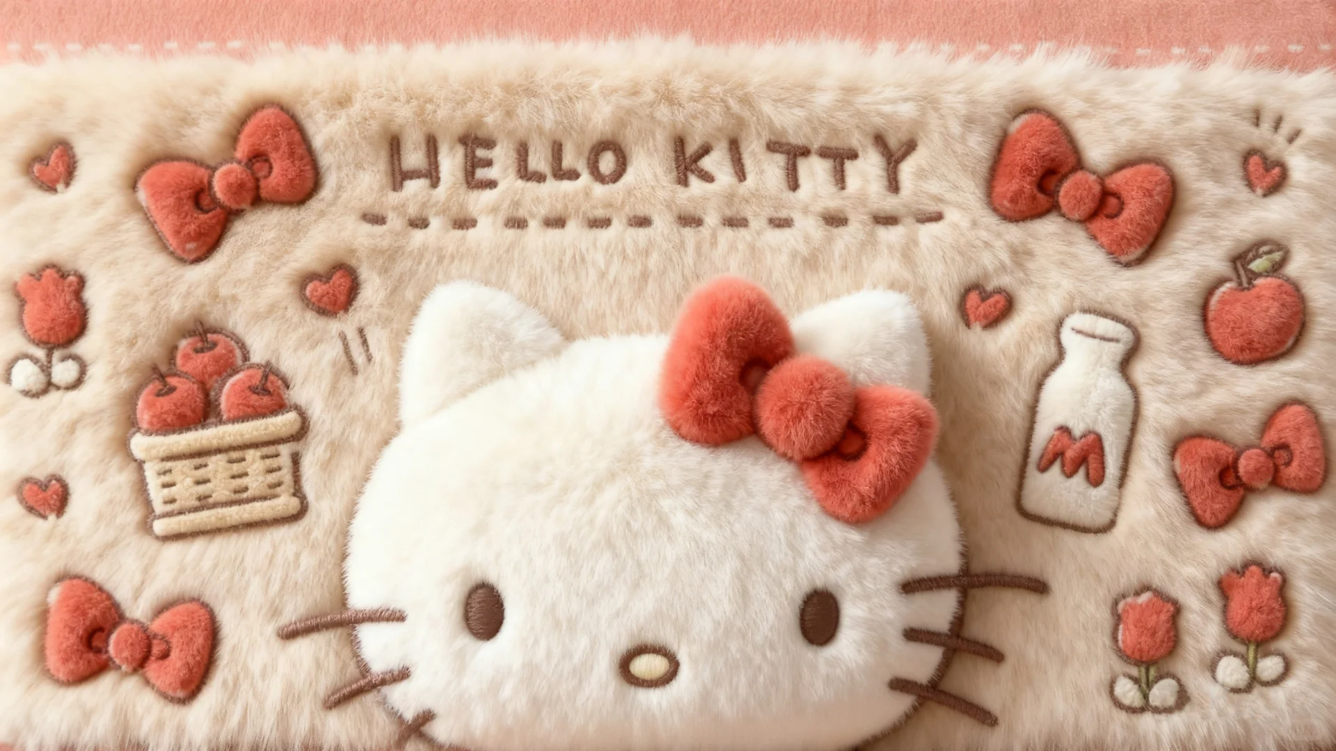 毛绒绒的HelloKitty电脑壁纸18张