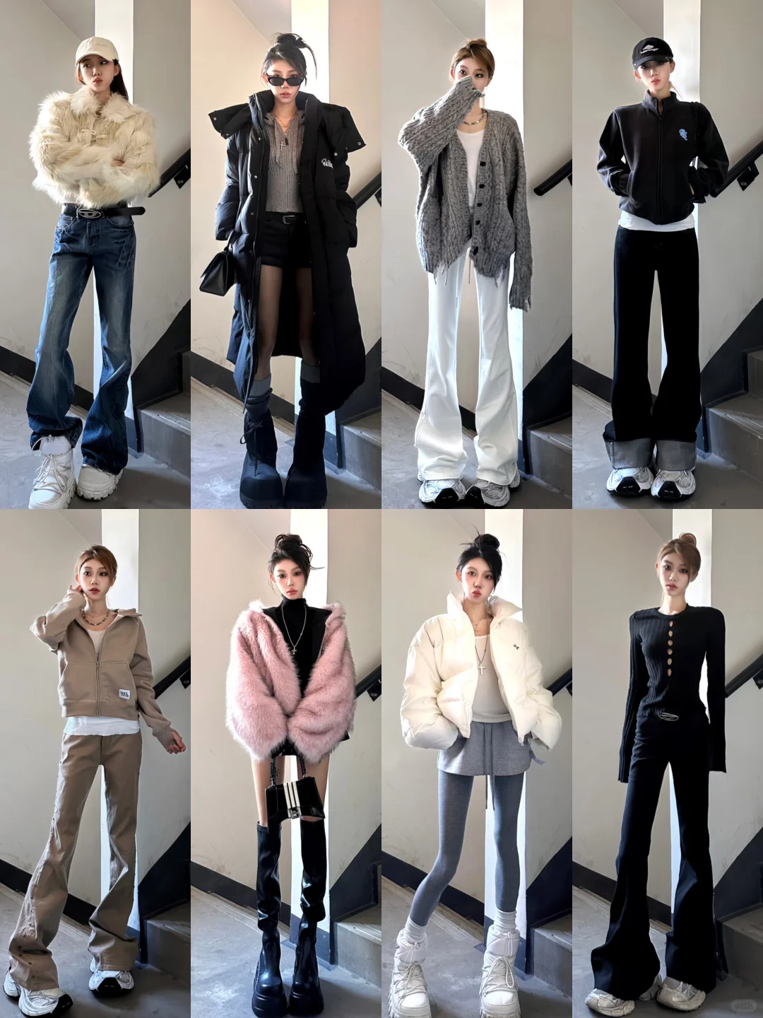 4⃣️8⃣️套秋冬打底袜穿搭｜光腿神器穿搭