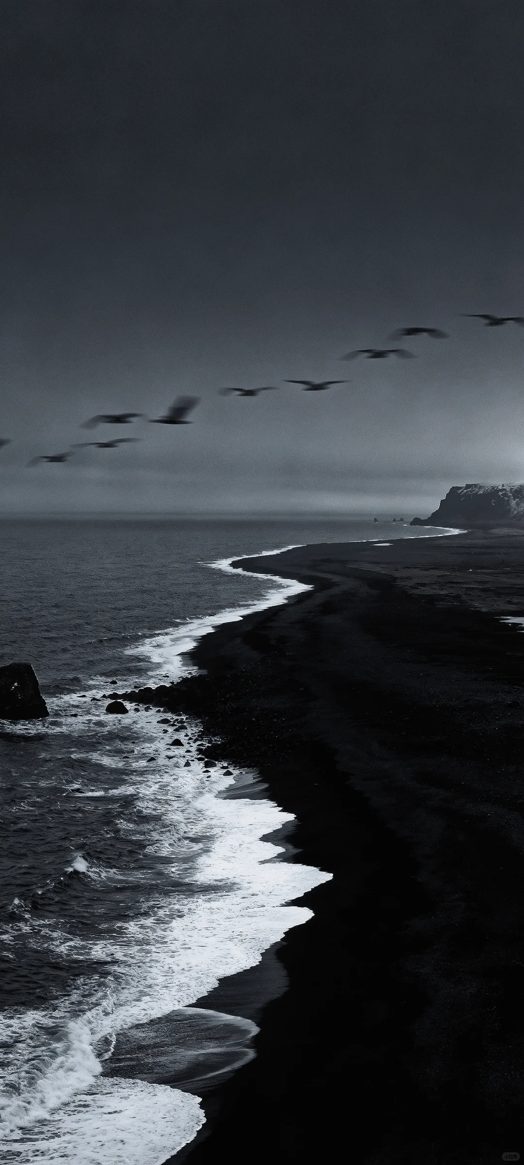 写实壁纸｜黑滩