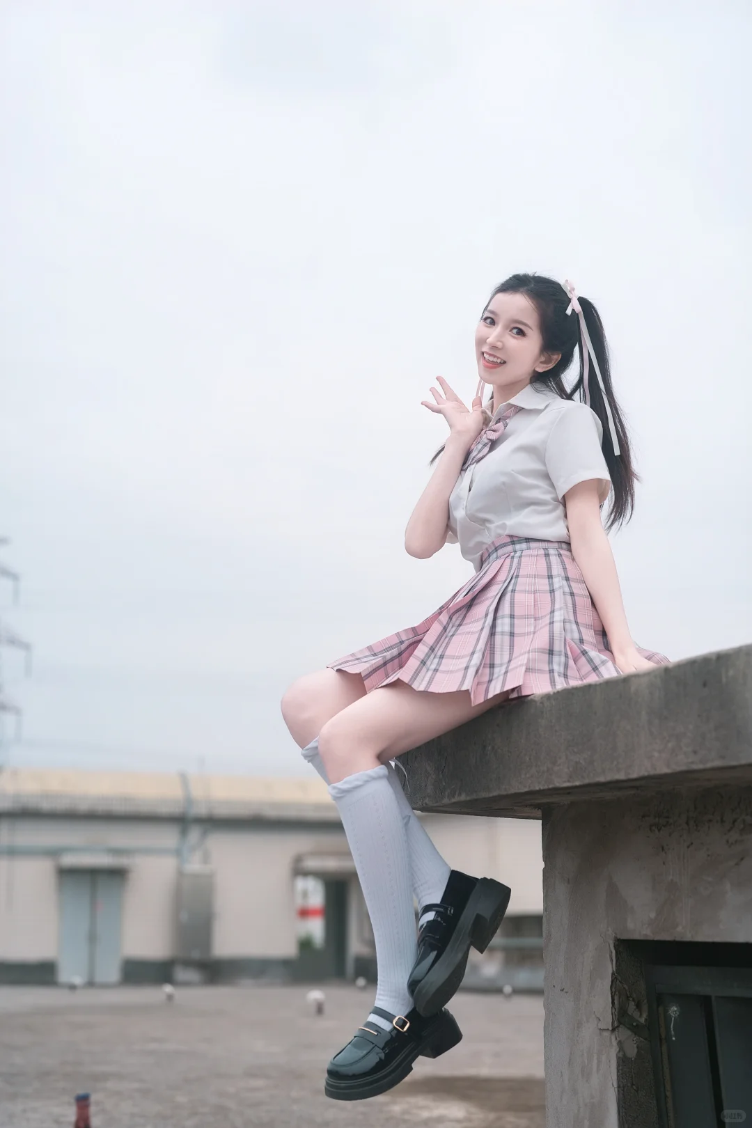 双马尾JK 给你不一样的感觉！