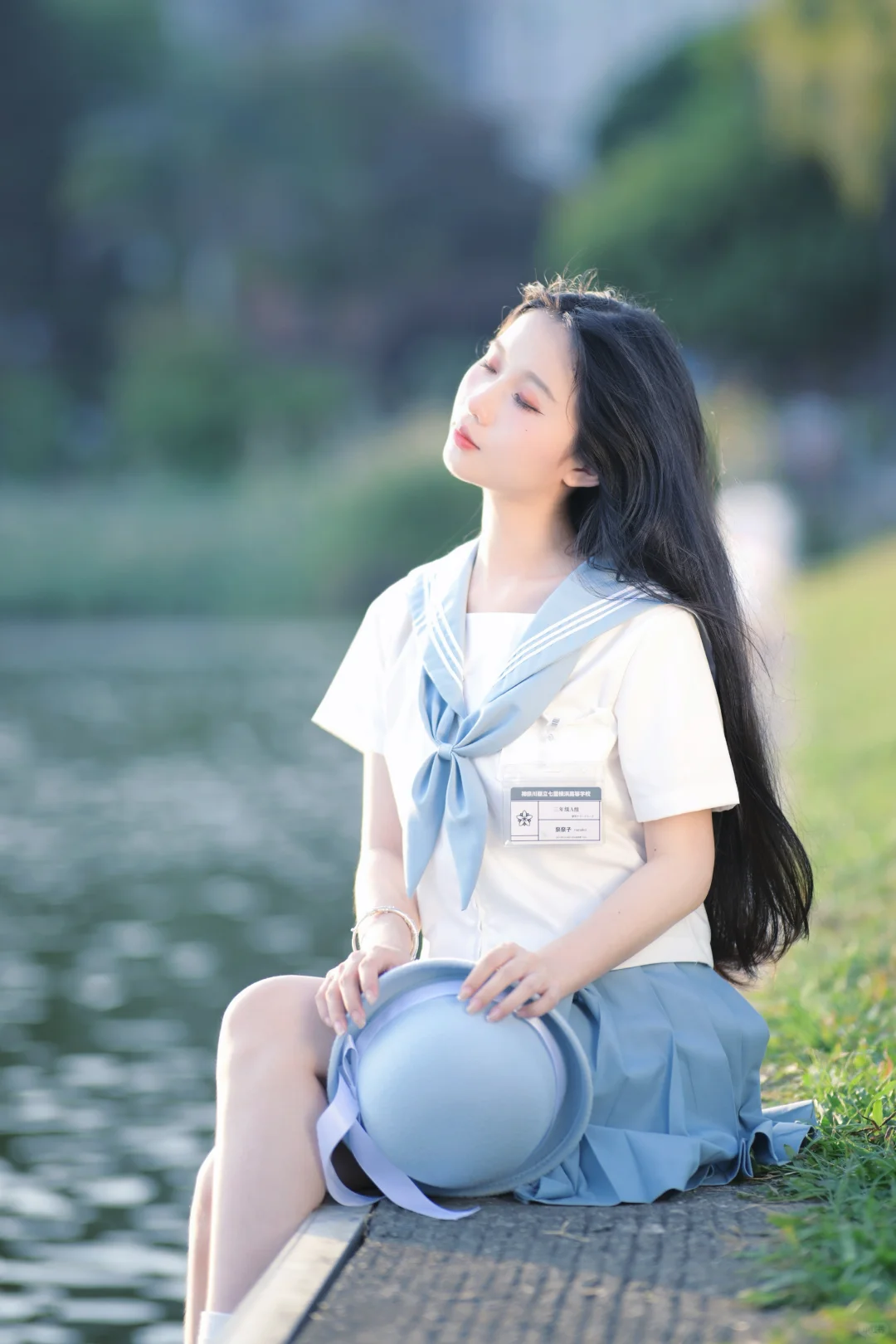 南湖公园桥上拍到可爱JK｜南宁约拍