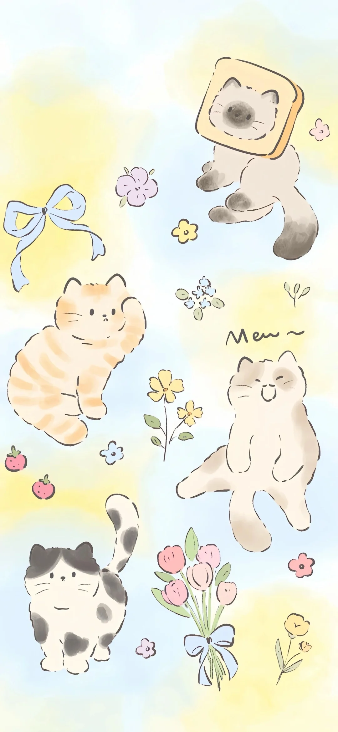 ▷ 一期超可爱𝙒𝙚𝘾𝙝𝙖𝙩壁纸聊天背景图